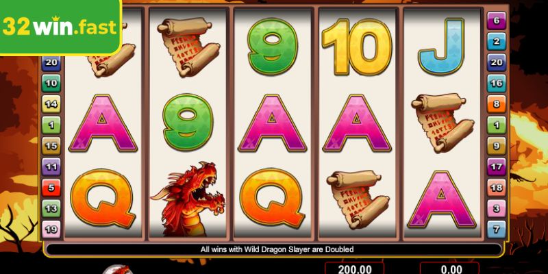 Bảng trả thưởng chi tiết của dragon master 32Win