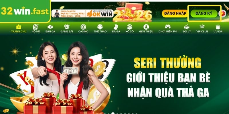 Hướng dẫn các bước đăng ký 32WIN nhanh chóng, đơn giản