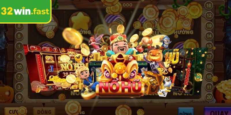 Giao diện chính của game đoạt bảo truyền kỳ 32Win sống động