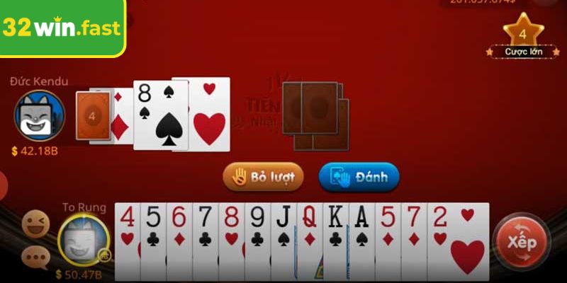 Hướng dẫn cách chơi Tiến lên 32Win cho thành viên mới