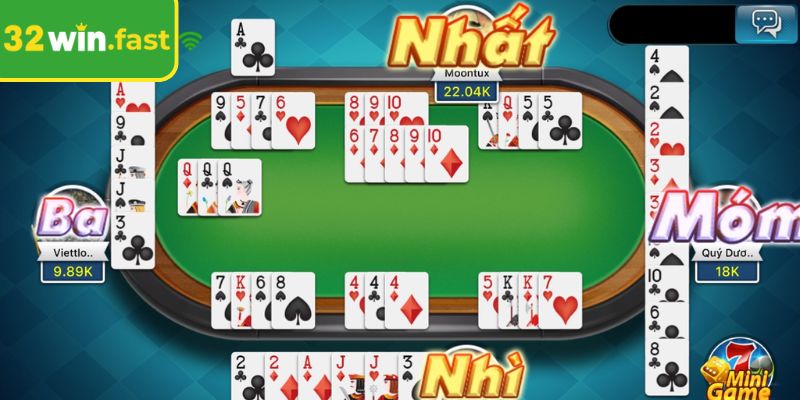 Hướng dẫn xếp bài phỏm 32Win hiệu quả