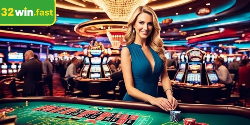 Sảnh SA Gaming 32WIN mang đến bàn cược chuyên nghiệp
