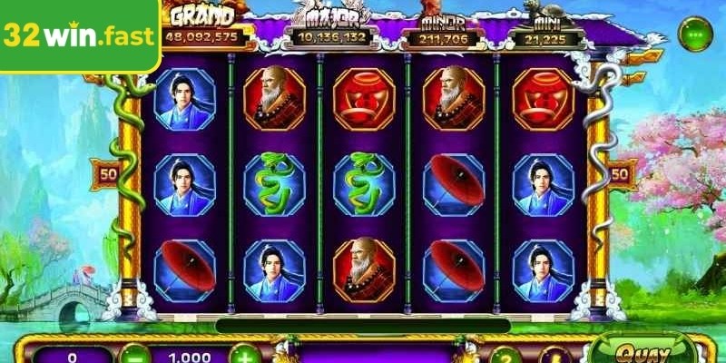 Thanh Xà Bạch Xà 32WIN kể chuyện vòng quay cổ trang